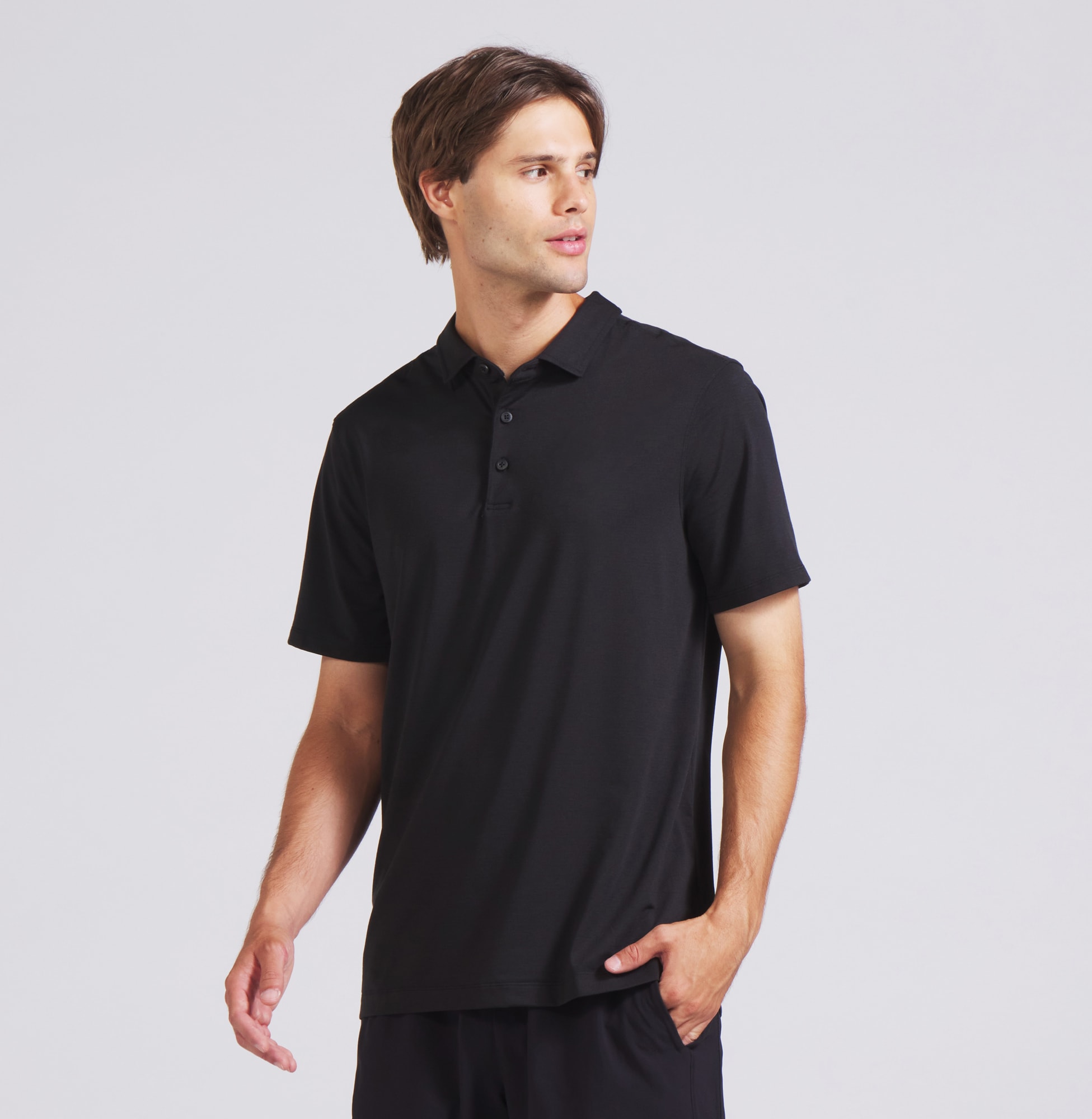 メンズウェア CLUBHAUS Buhloone Mindstate Polo - Black 54611aa0-8a3c-4cde-890e-
