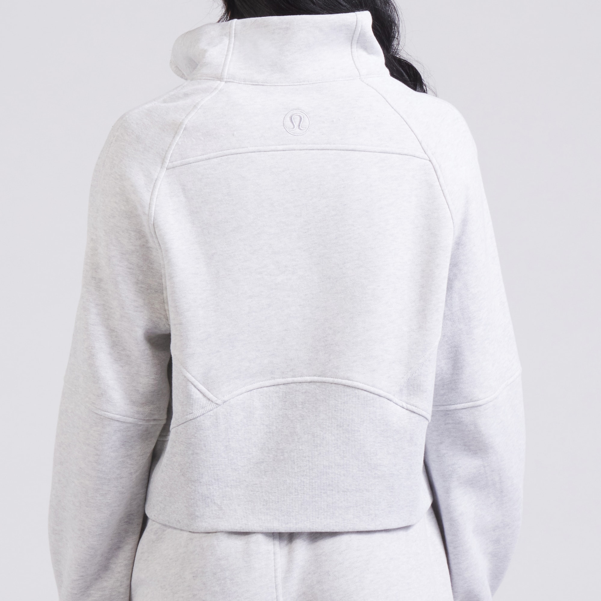 Women's Seattle Kraken lululemon Heather Gray Scuba Oversized Half